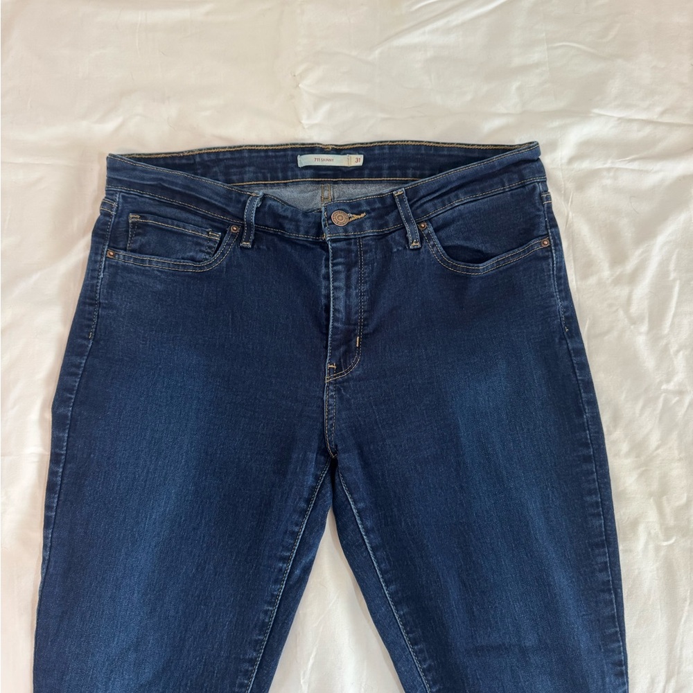 Levi's Classic Blue Straight Leg Jeans